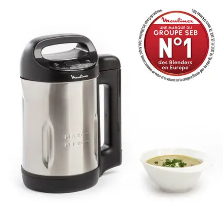 La mia zuppa quotidiana, frullatore riscaldato, 3 programmi, 1,2 L, Nero