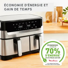 Aria friggitrice dual FACILE FRY & GRILL 8.3 L in acciaio inox