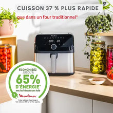 Easy Fry Mega Moulinex, friggitrice oil-free, friggitrice ad aria di grande capacità da 7,5 L, 8 programmi preimpostati