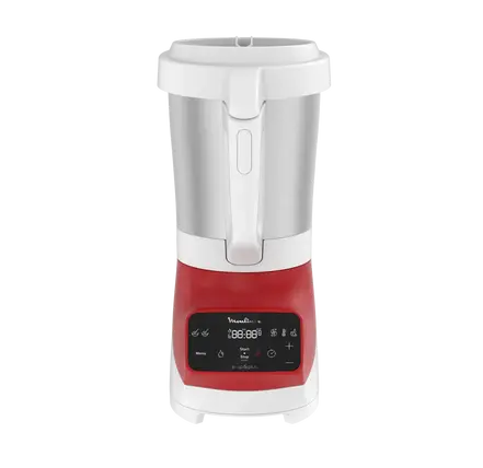 Zuppa e altro, frullatore riscaldato, 3 programmi automatici, 1100W, rosso
